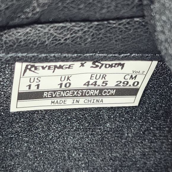 Revenge x Storm Vol. 2 Hi Top Sneakers in Black/White (11) - Picture 7 of 9